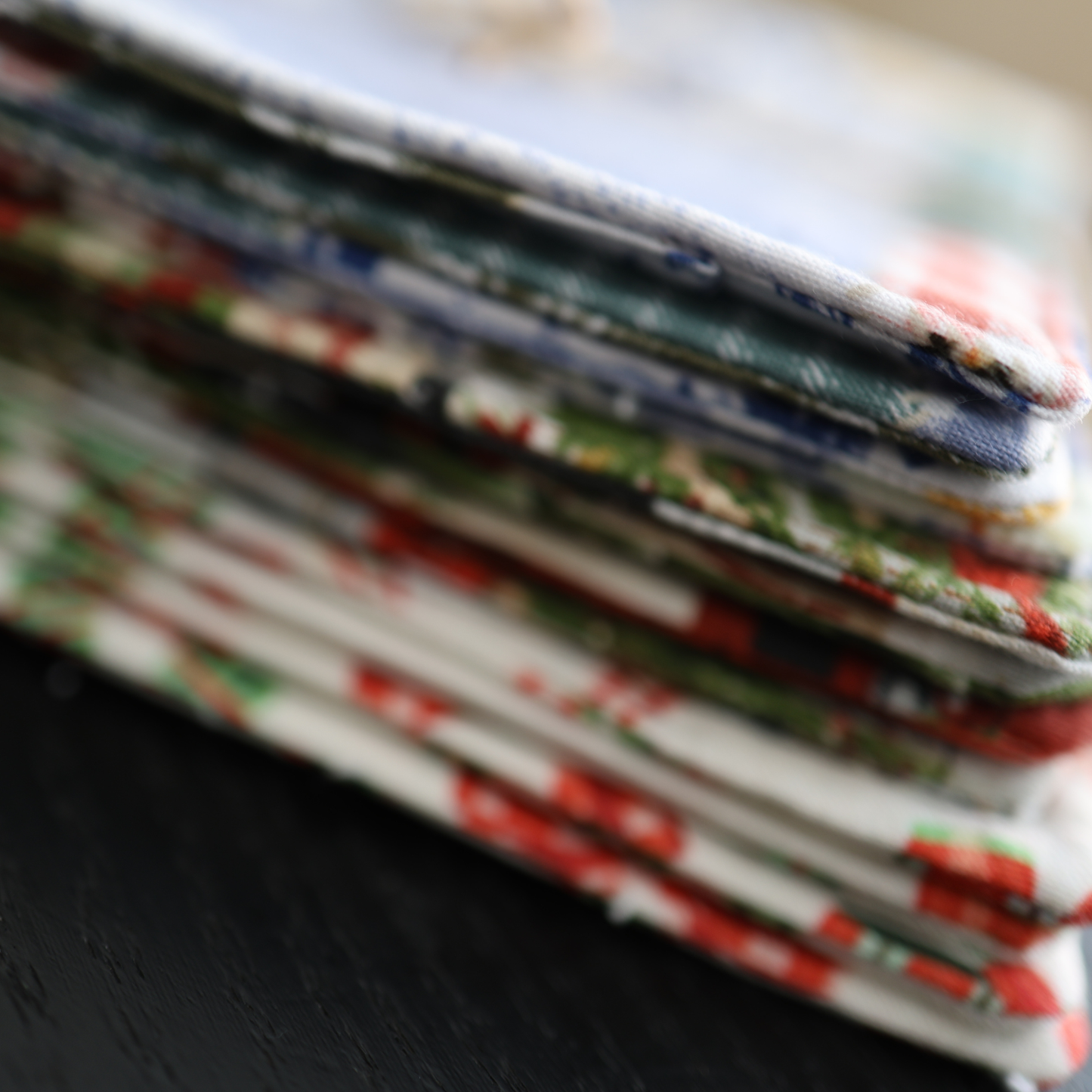 Handmade Fabric Coaster – Heart of Home