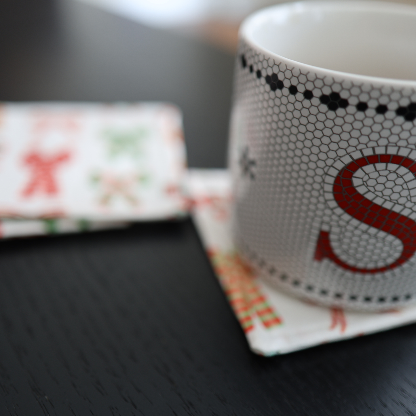 Handmade Fabric Coaster – Heart of Home